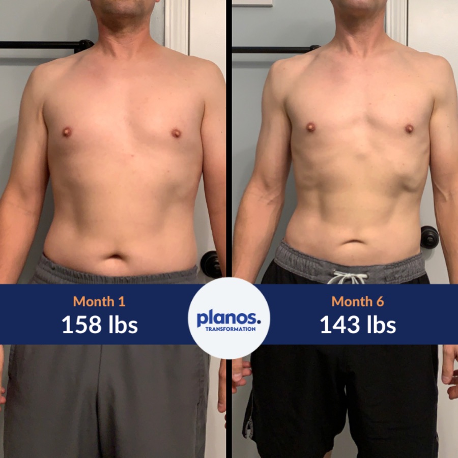 Client before and after coaching