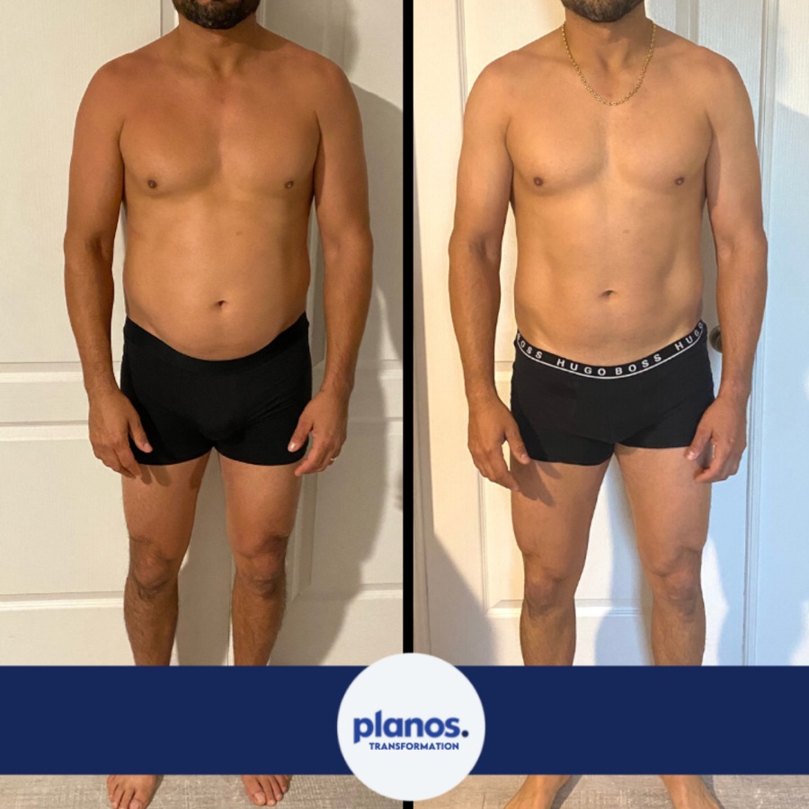 Client before and after coaching