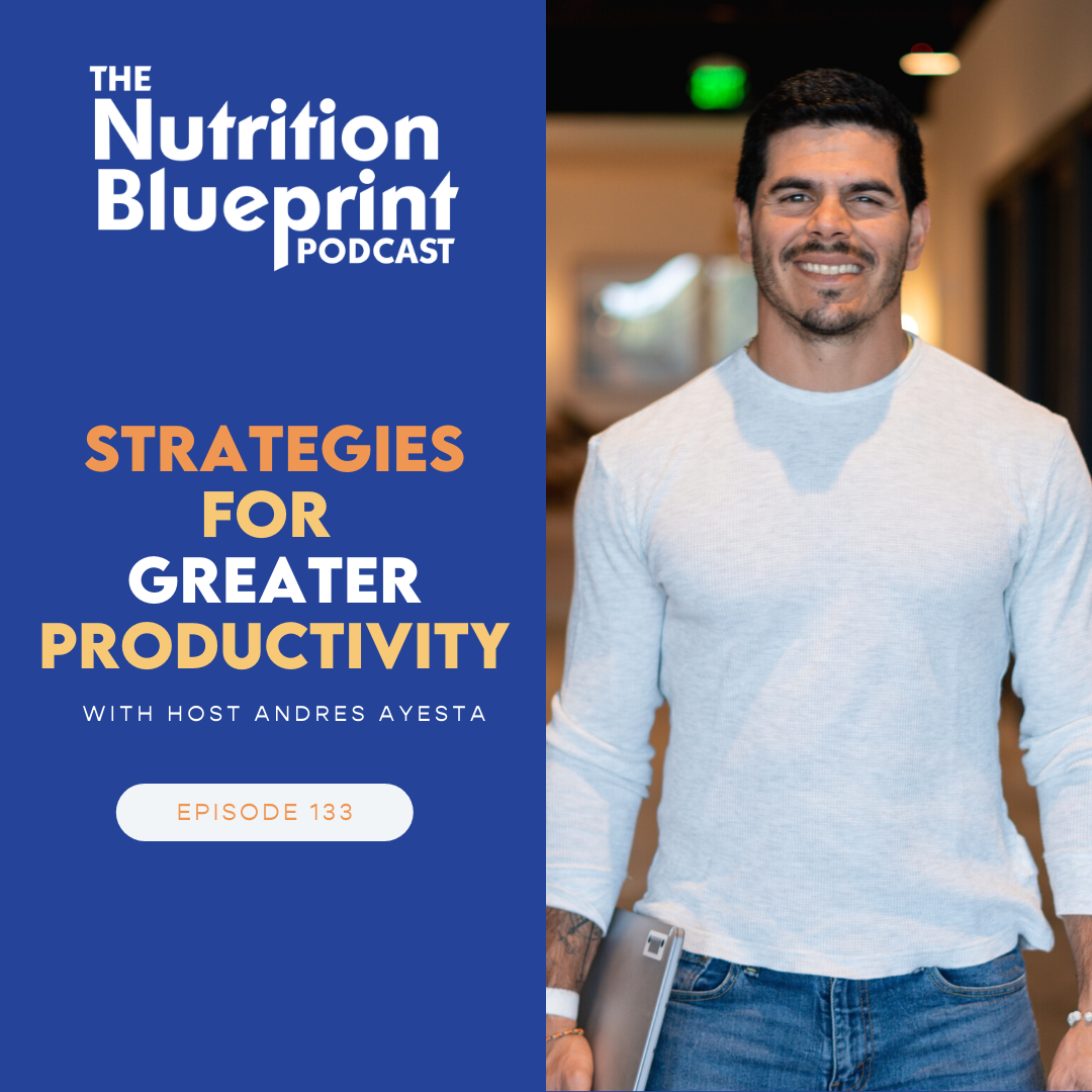 Episode 133: How to be more productive and prioritize your nutrition with these systems