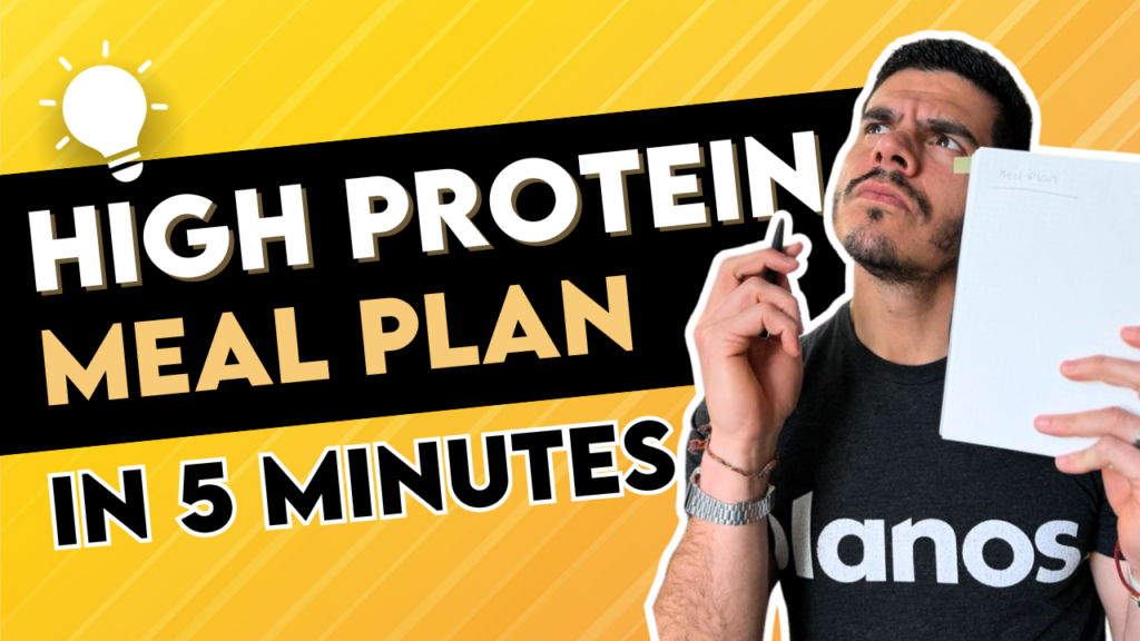 High protein meal plan